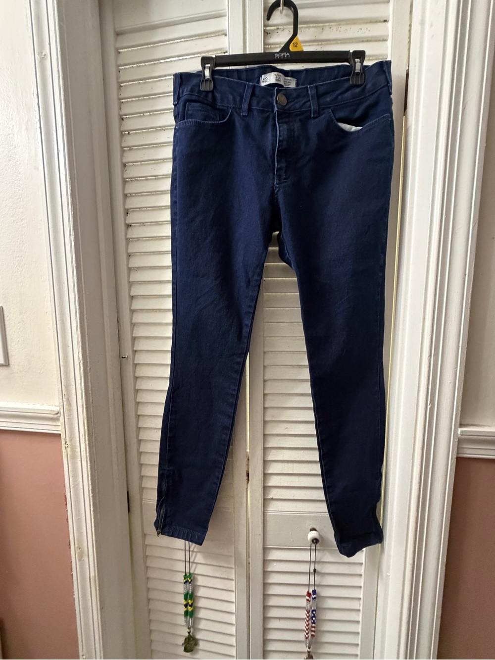 Women's Navy Blue Slim Jeans
